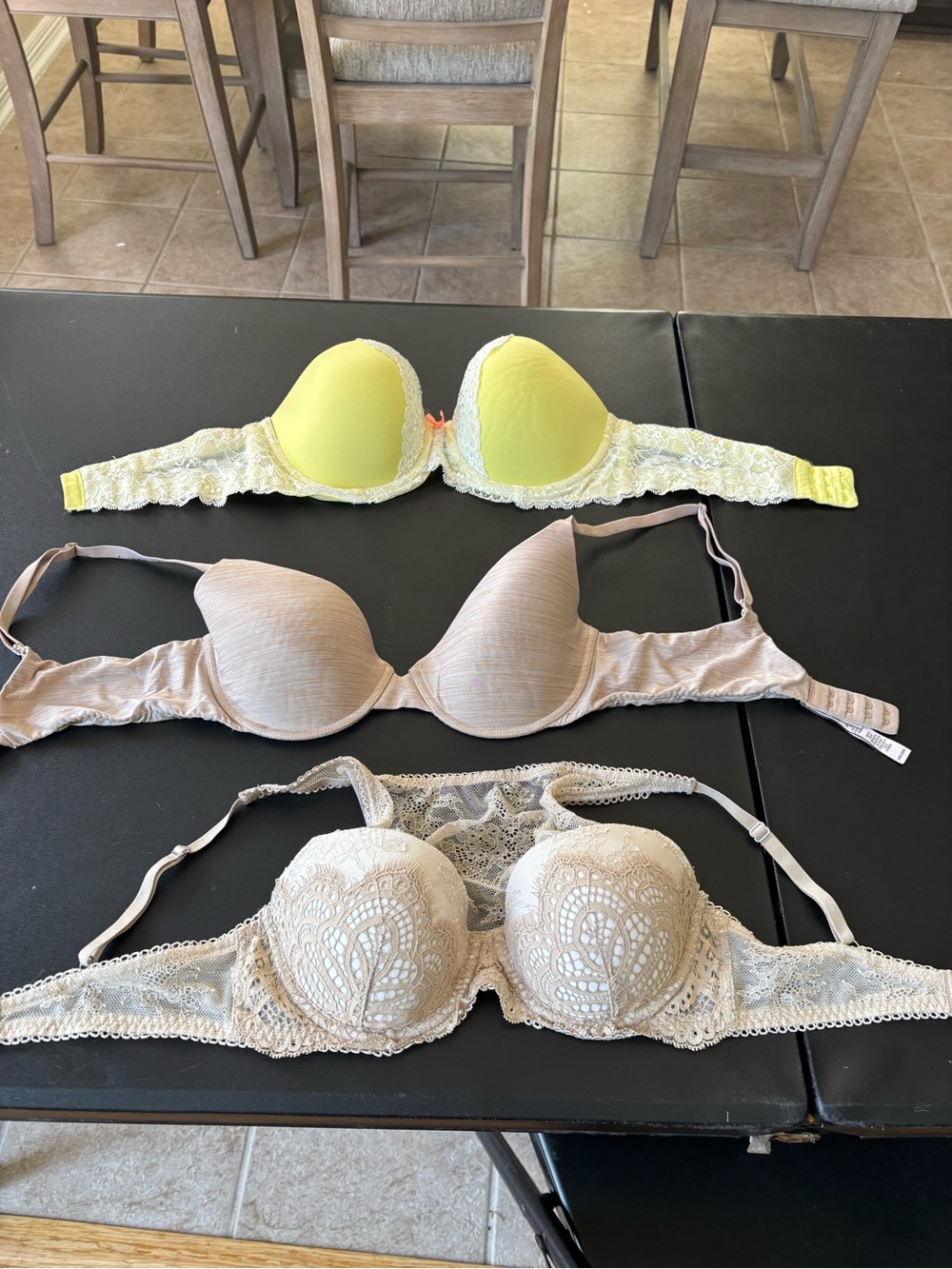 Bundle of three Victoria Secret Bra size 34C/D-